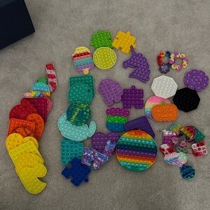 Colorful Pop It Fidget Toy Set-Pop It’s